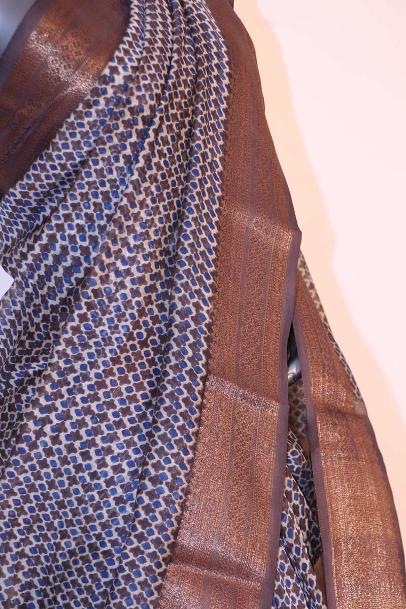 Exclusive Soft Pure Cotton Chanderi Saree AI214435