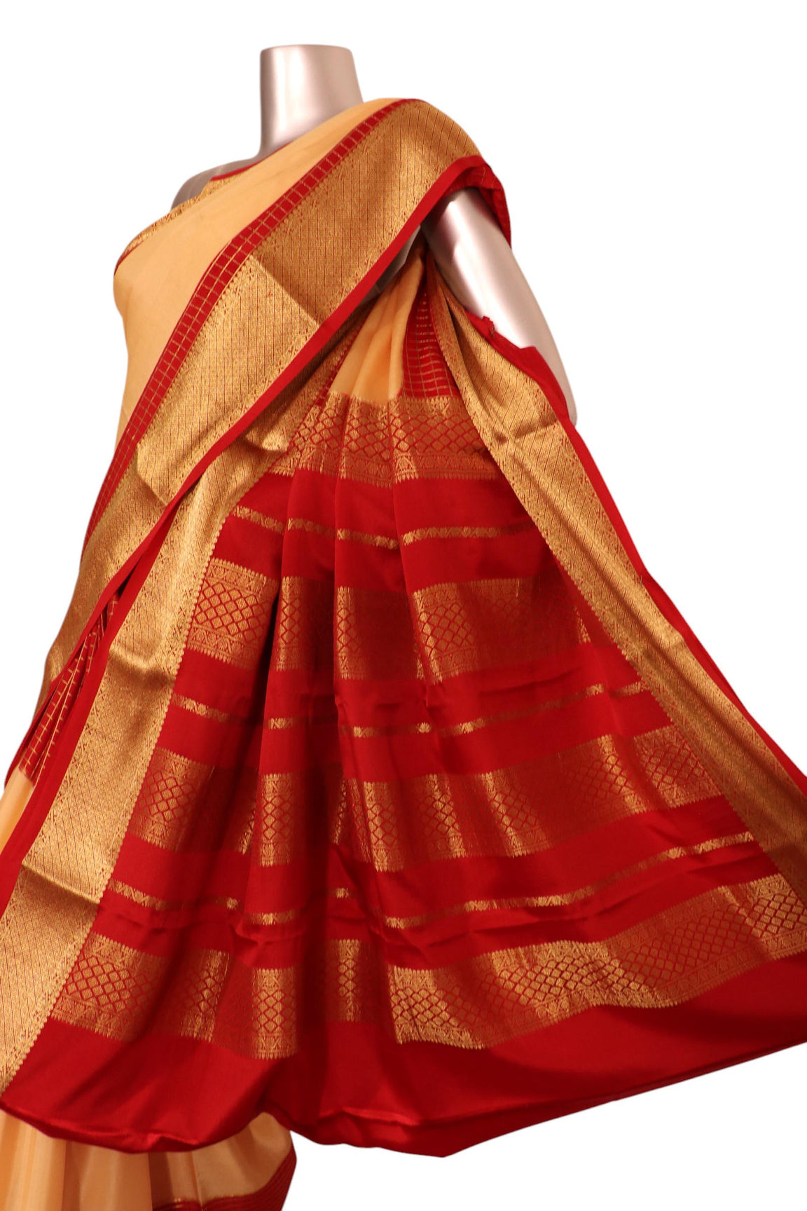 Pure Mysore Crepe Silk Saree AK211817