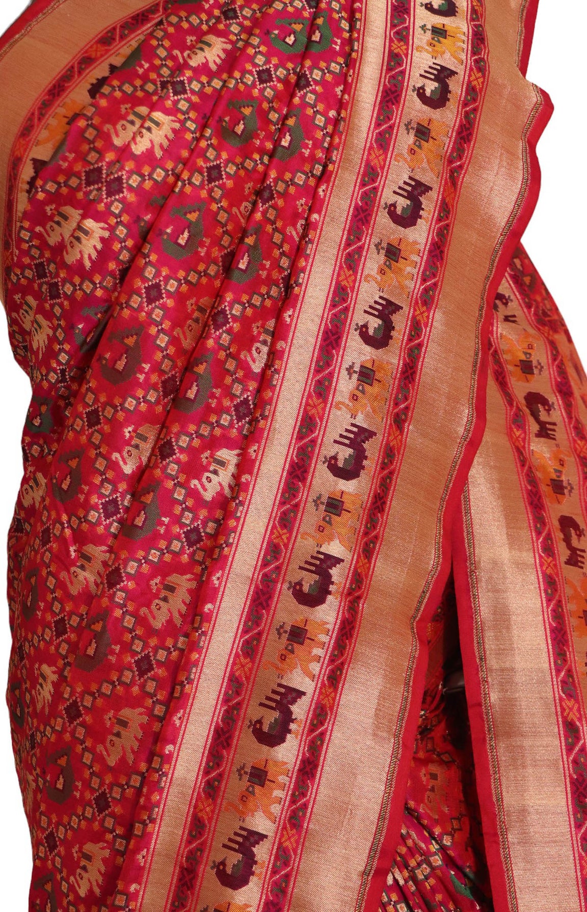 Handloom Exclusive Meenakari Banarasi Silk Saree AK202418