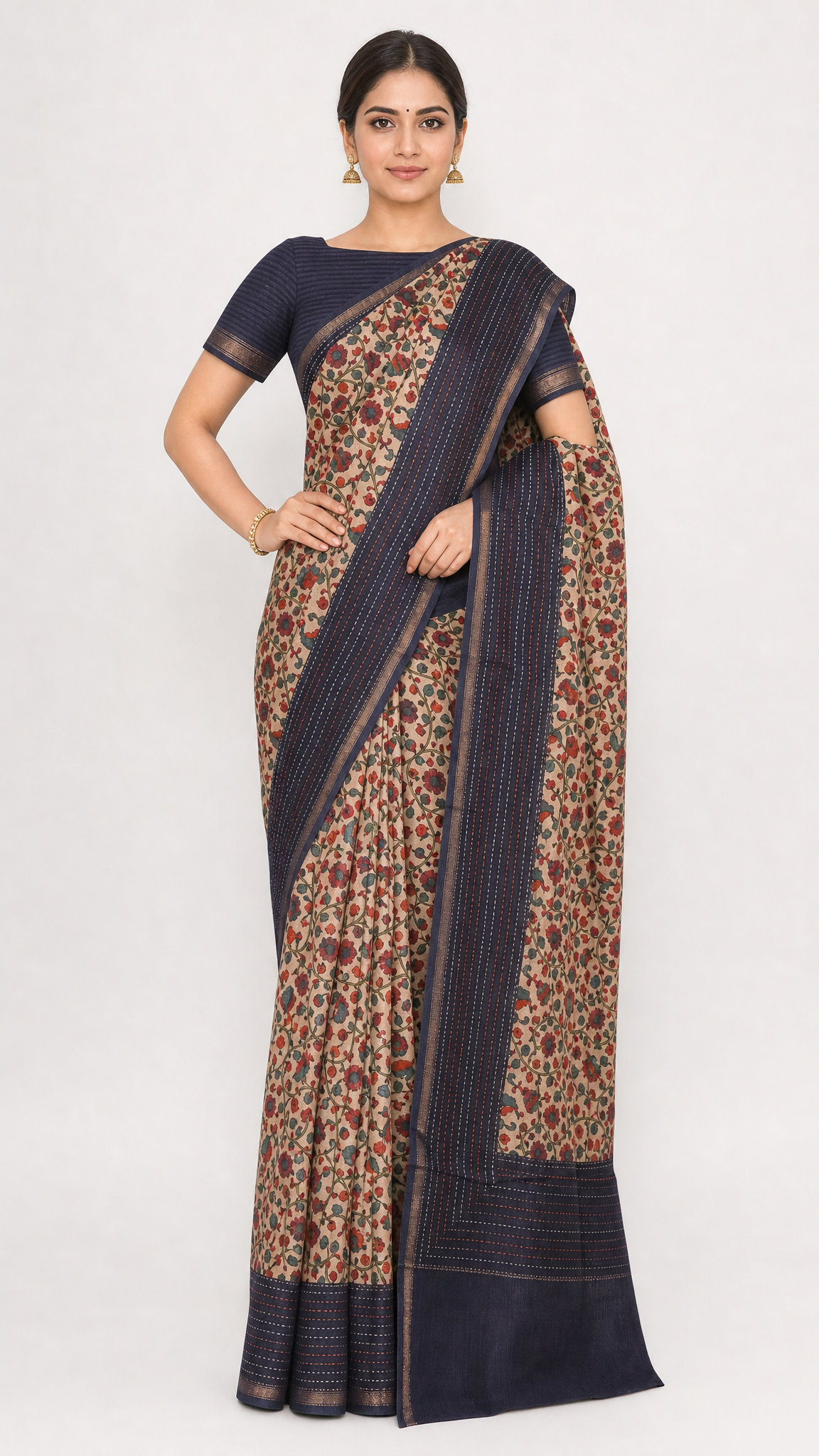 exclusive pure chanderi cotton saree al205696