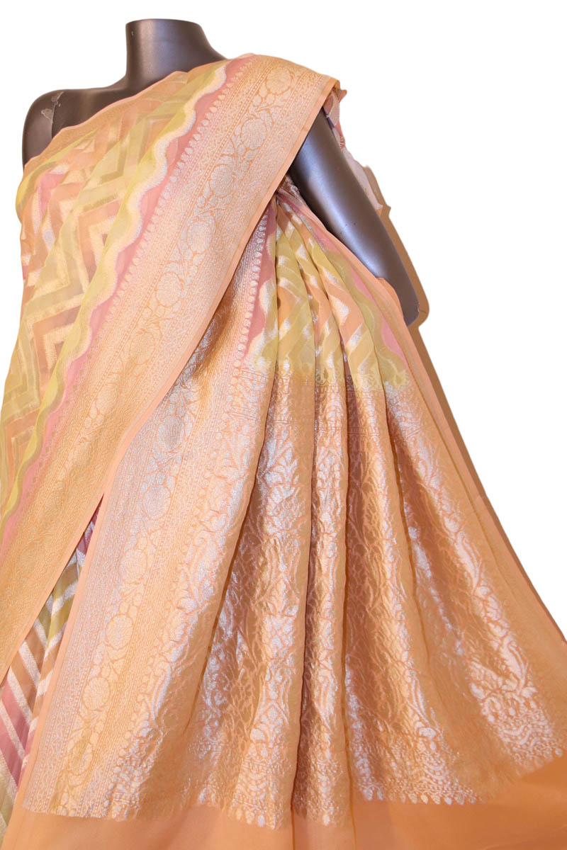 Designer Banarasi Georgette Silk Saree AJ202584