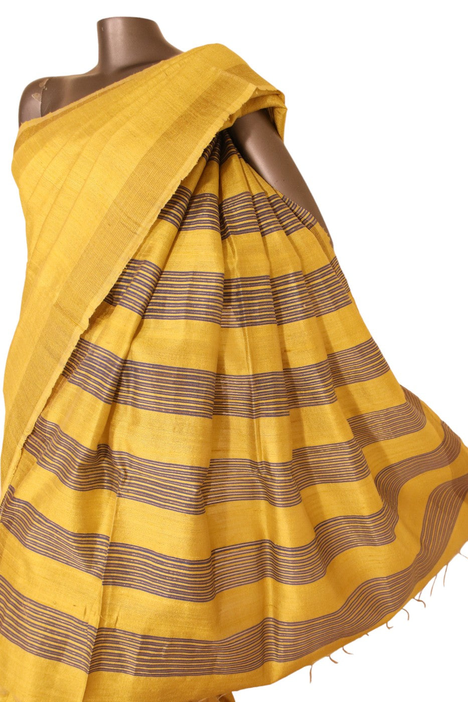 Handloom Pure Tussar Silk Saree AJ204713