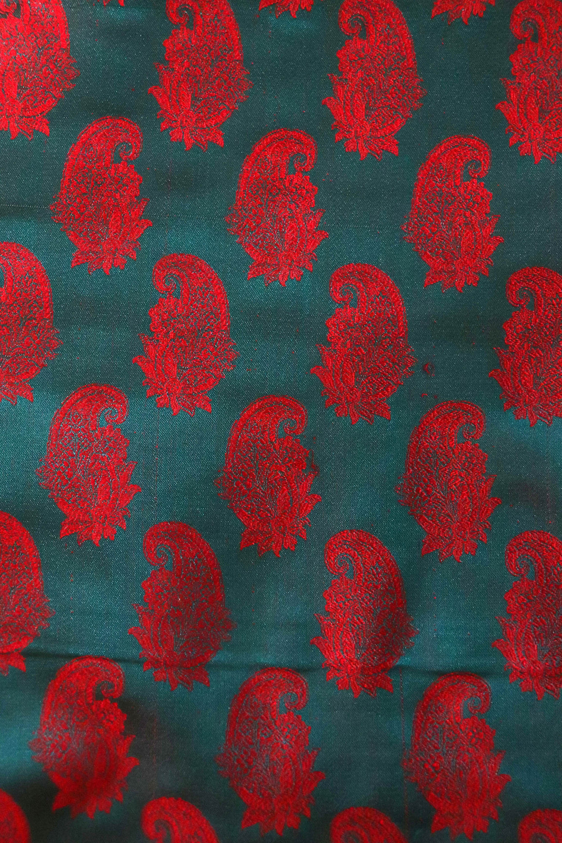 Handloom Exlcusive Pure Silk Jamawar Fabric W-44-45 Inches SMJF00011