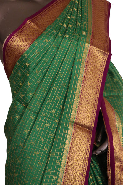 Pure Mysore Crepe Silk Saree AK213714