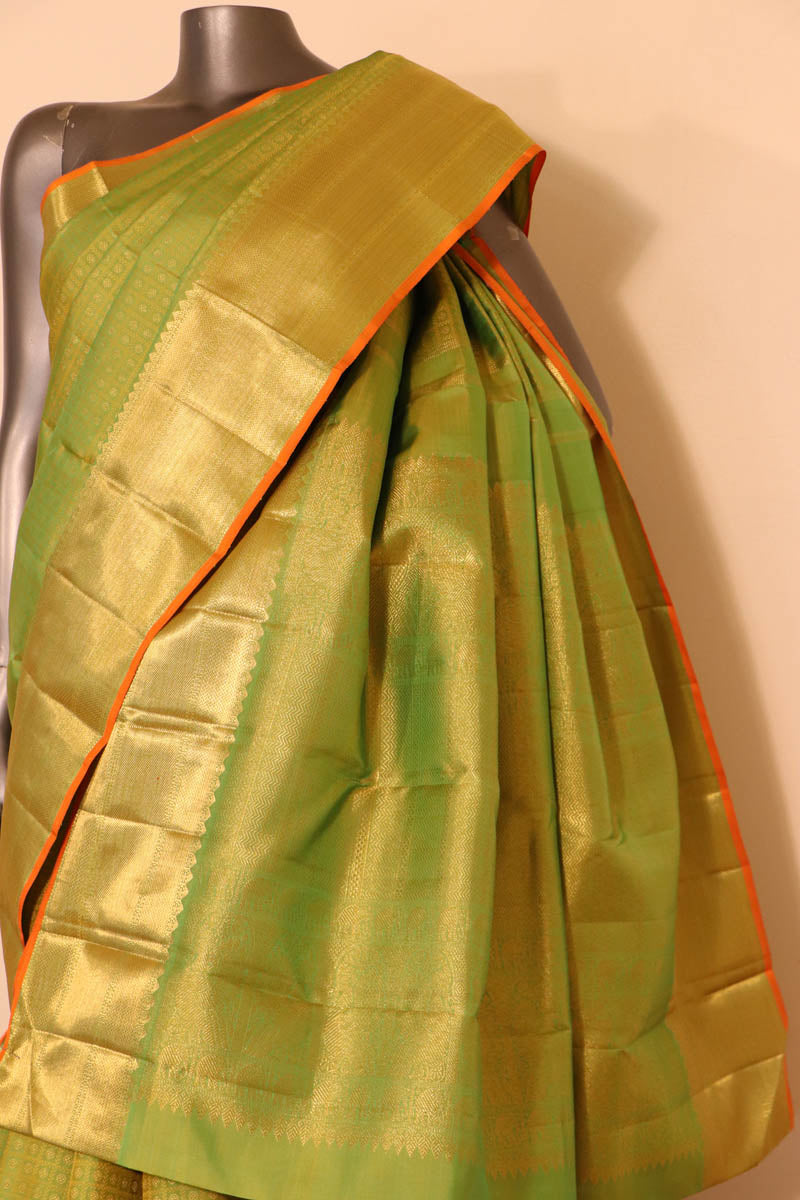 Exclusive Bridal Kanchipuram Silk Saree AH209729