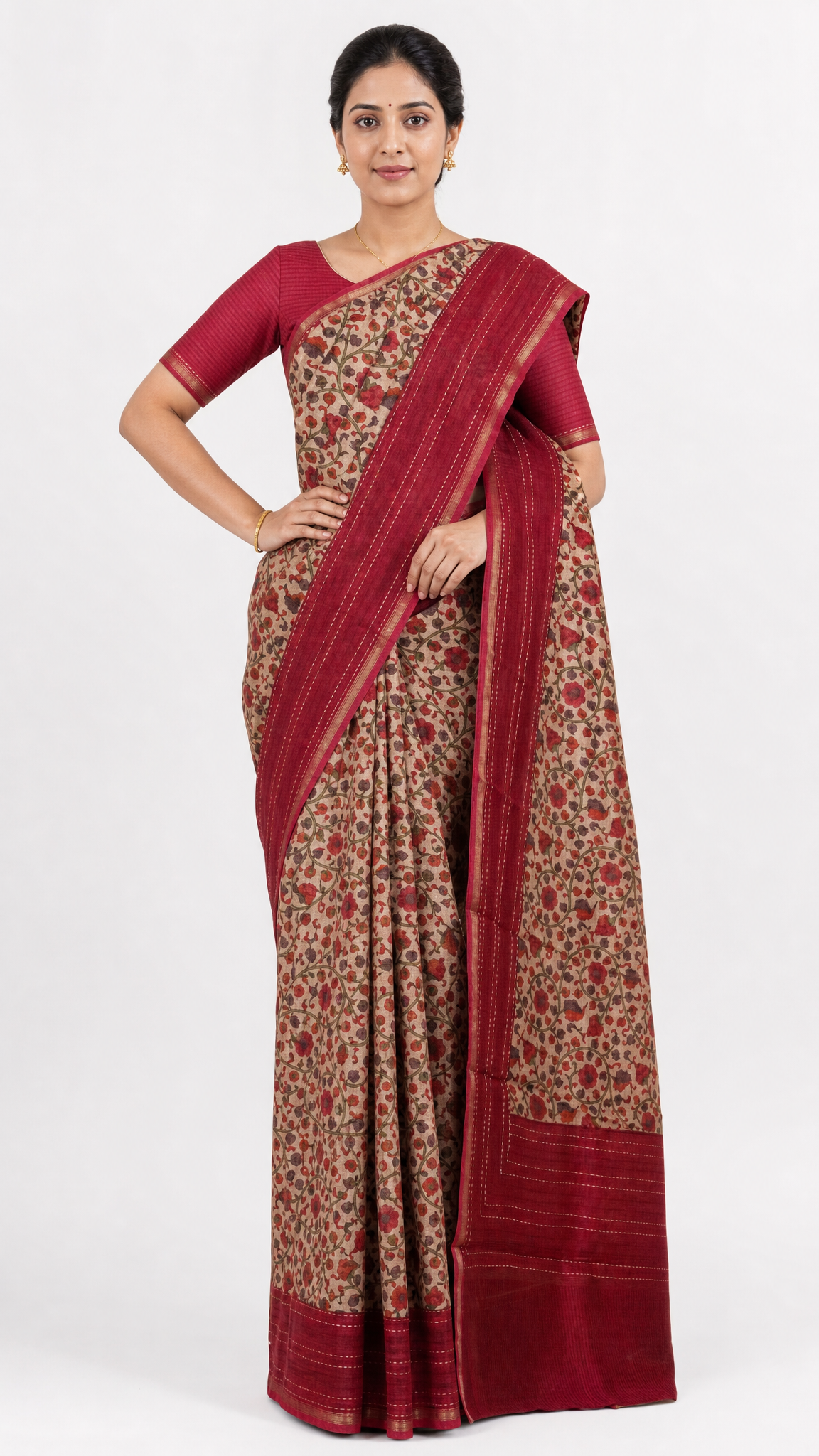 exclusive pure chanderi cotton saree al205692