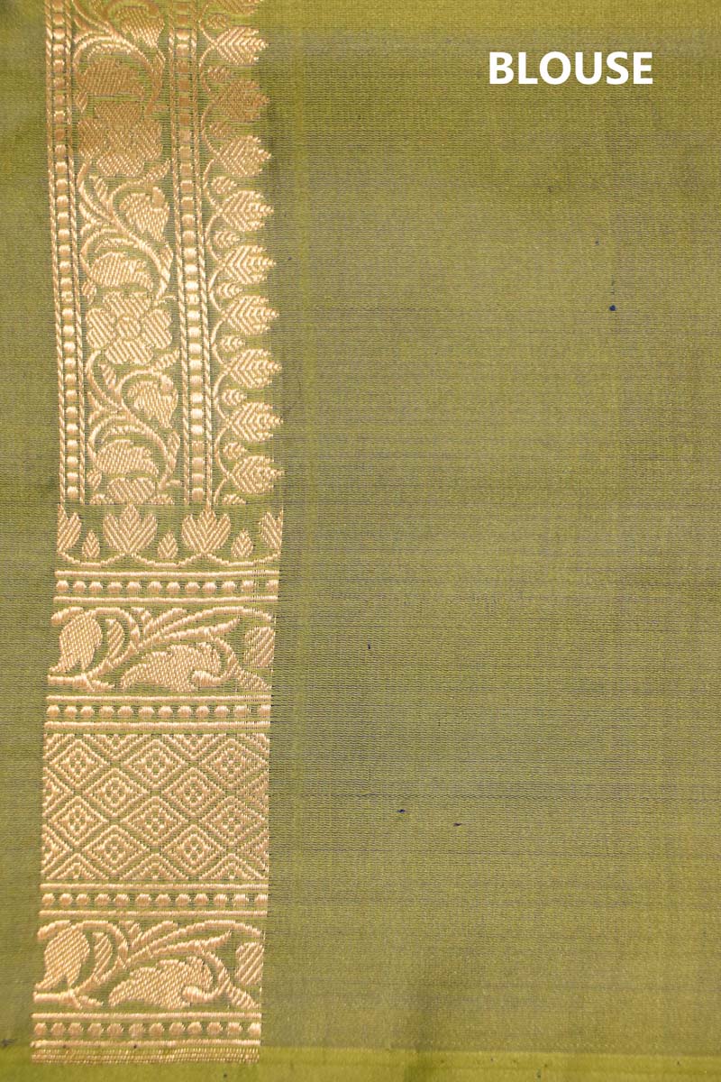 Exclusive Satin Tanchoi Jamawar Silk Saree-Master Weaves AH208861