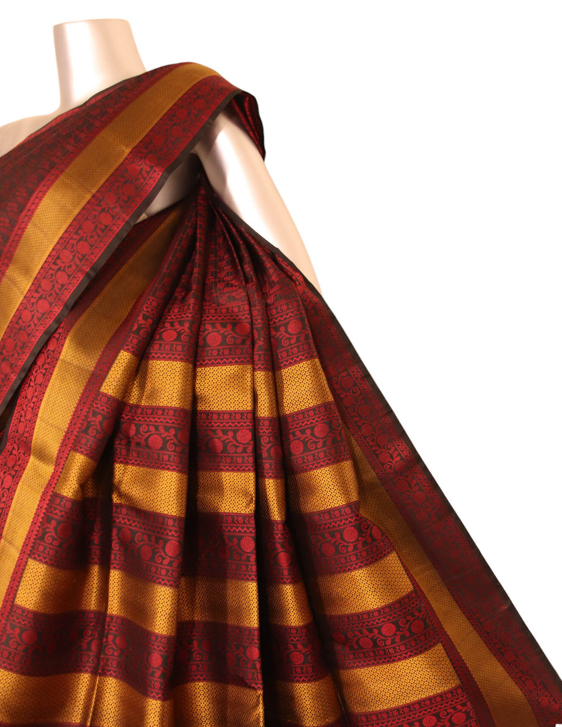 Exclusive Handloom Thread Weave Soft Silk Saree AJ210614