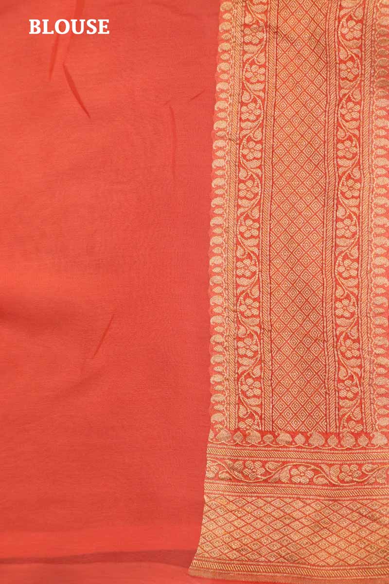 Designer Exclusive Banarasi Georgette Silk Saree AI200386