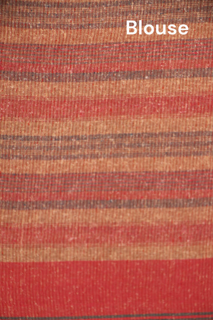 Handloom Pure Tussar Silk Saree AJ204663