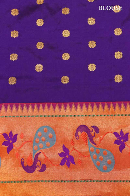 Designer Meenakari Paithani Silk Saree AI205410