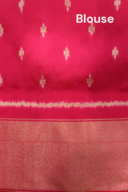 Pure Handloom Patola Ikat Silk Saree AL211726