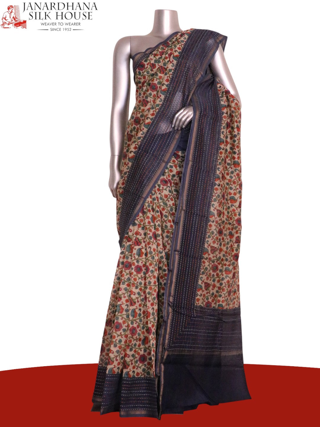 Exclusive Pure Chanderi Cotton Saree AL205696