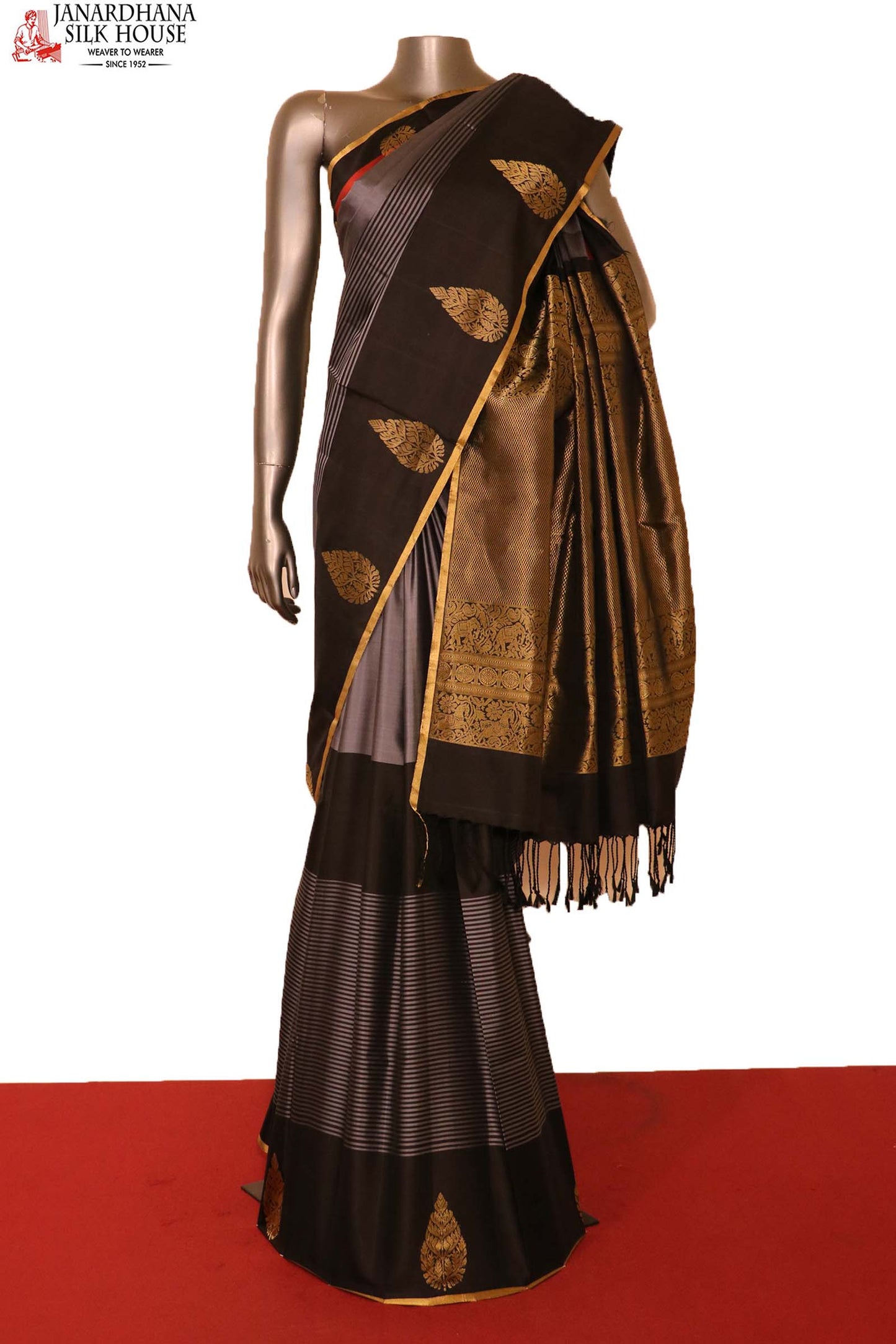designer soft silk saree ah205919