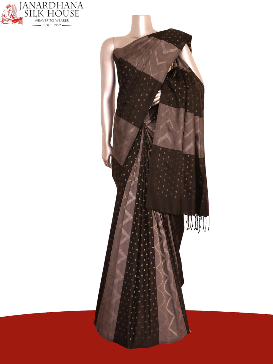 Exclusive Handloom Thread Weave Soft Silk Saree AK200588