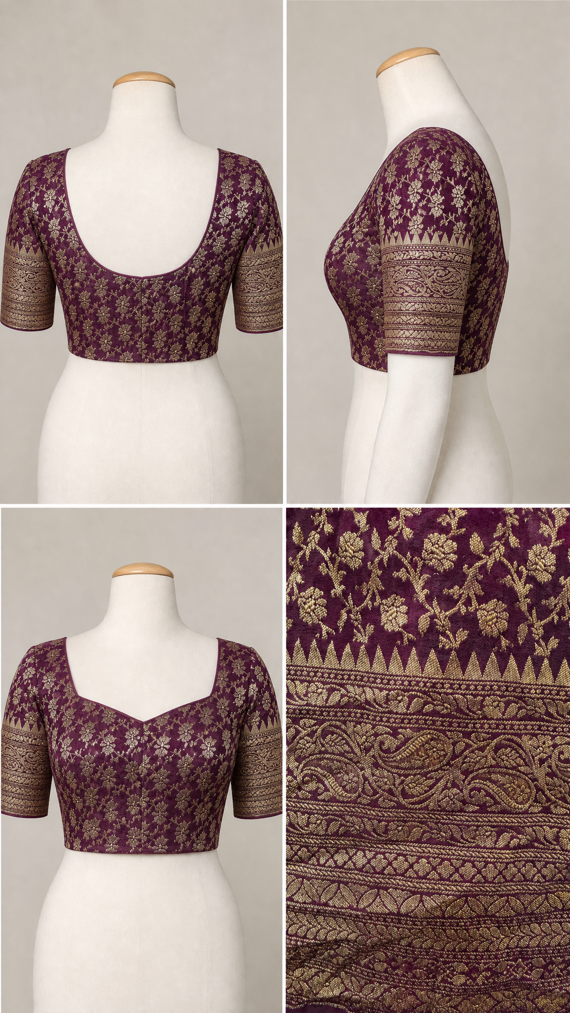 am202807 - blouse grid