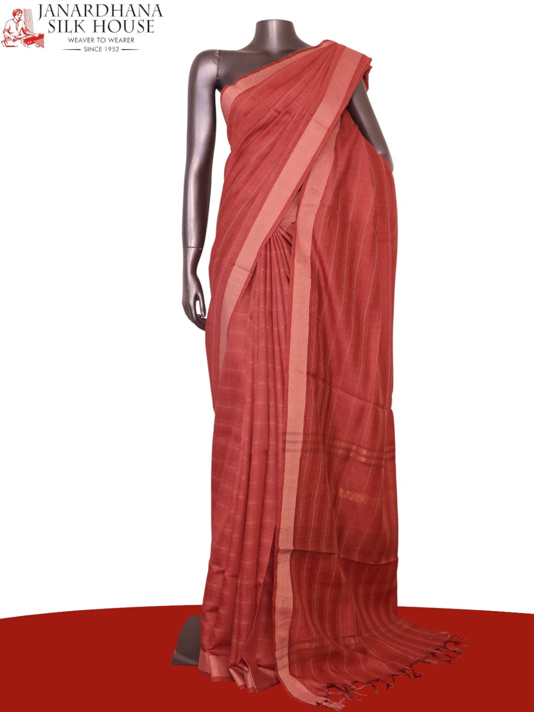 Handloom Pure Tussar Silk Saree AL200410