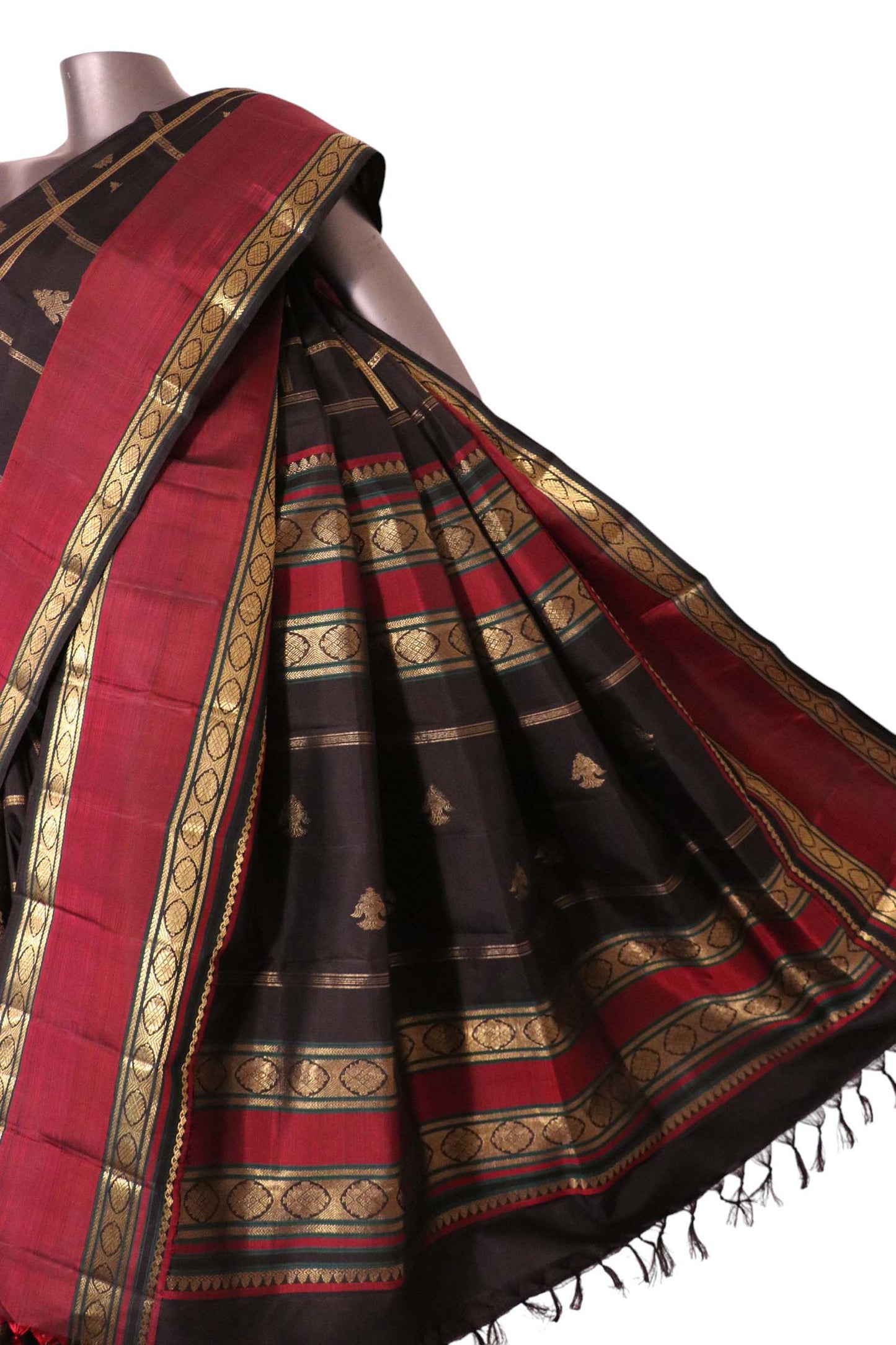 pure handloom kanjeevaram silk saree al202838