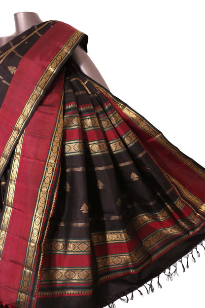 Pure Handloom Kanjeevaram Silk Saree AL202838