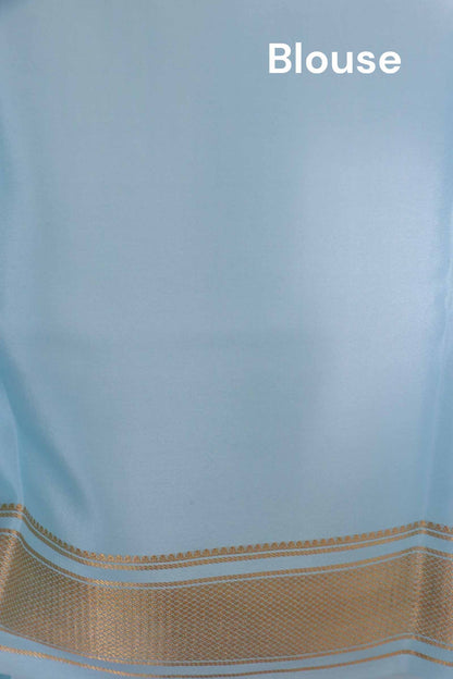 Pure Mysore Crepe Silk Saree AL211376