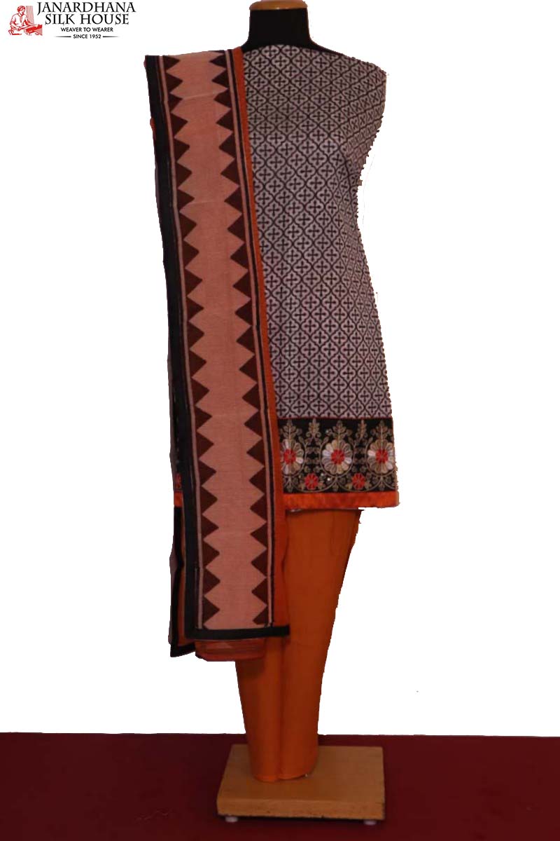 Exclusive Printed Pure Cotton Suit AA203907