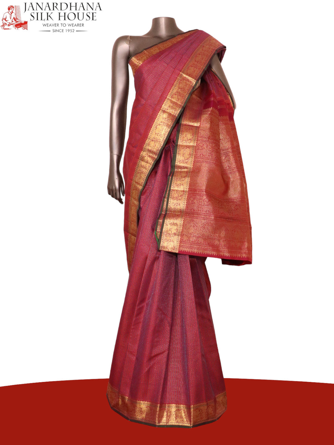 Bridal Wedding Kanjeevaram Silk Saree AJ203728