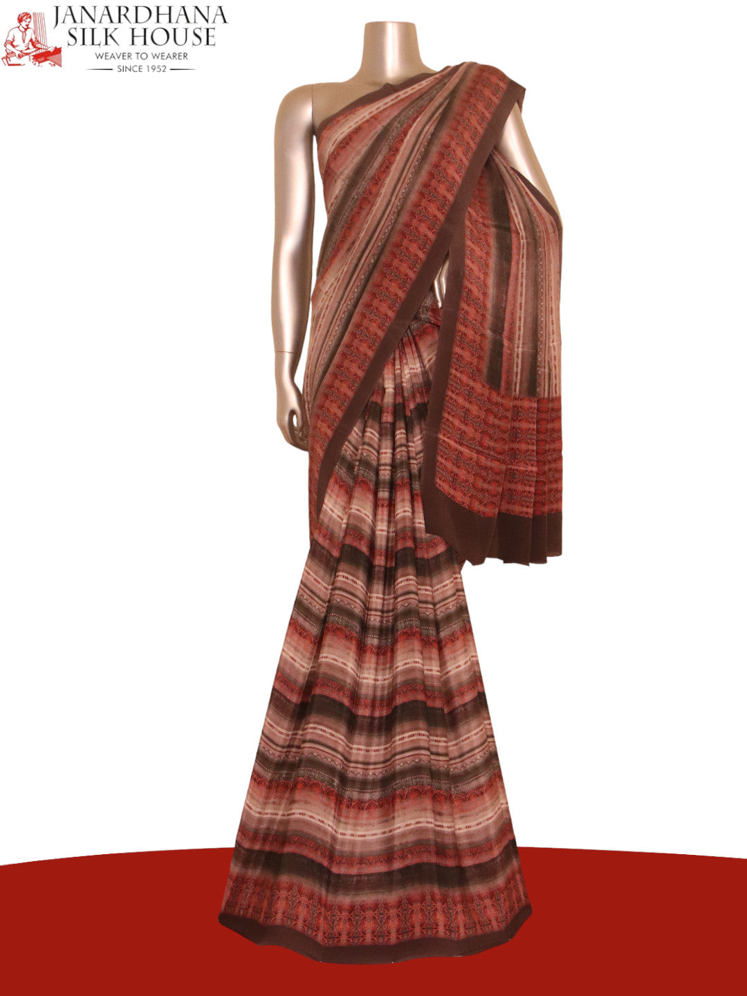 Designer Abstract Crepe Silk Saree AJ206291