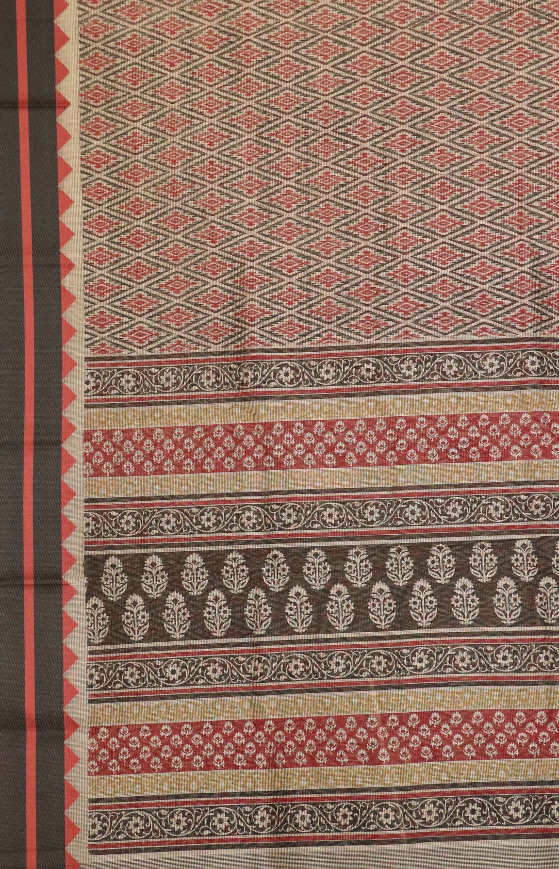 Printed Pure Cotton Saree AI207026