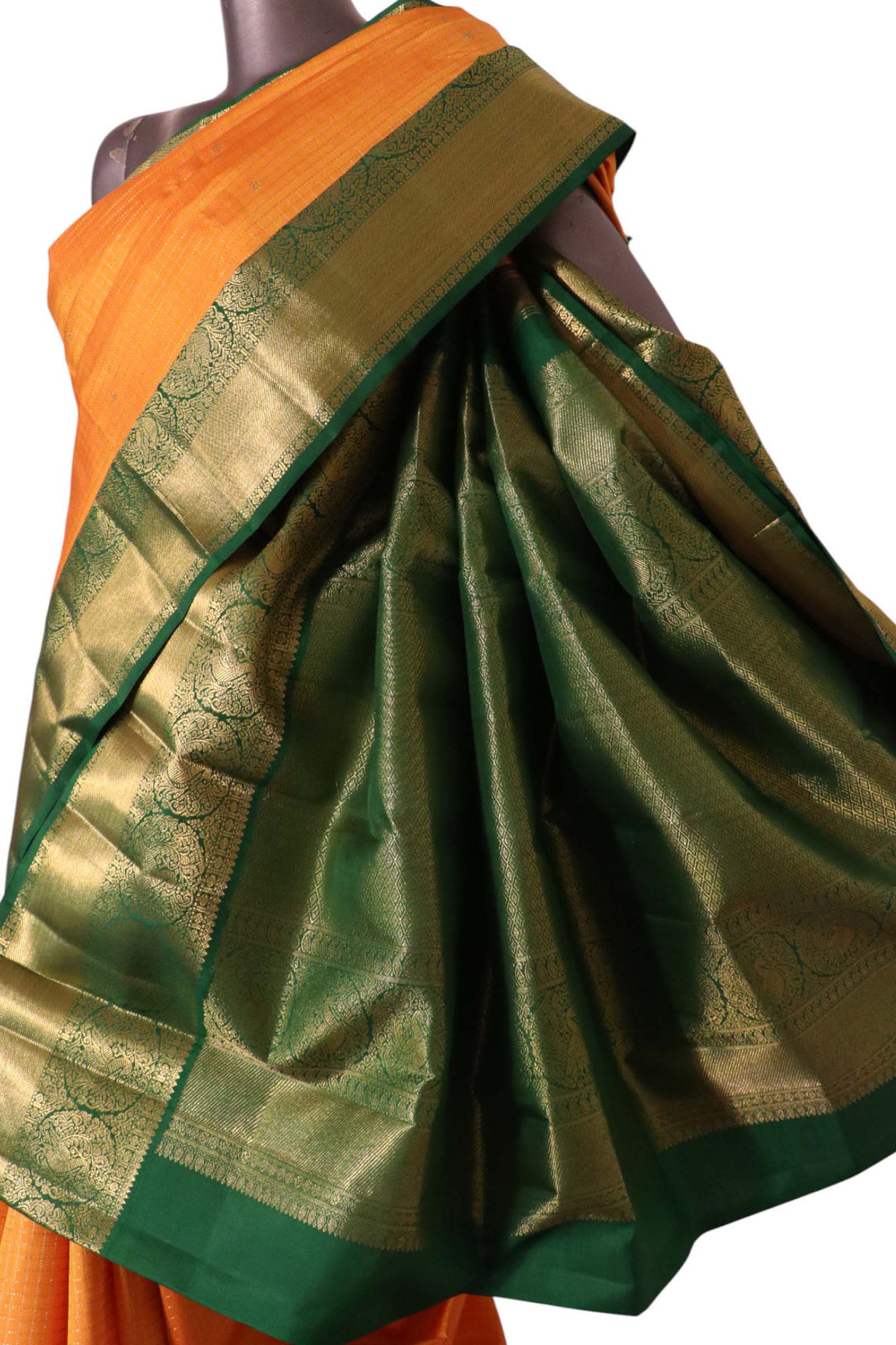 Pure Handloom Kanjeevaram Silk Saree AL203071