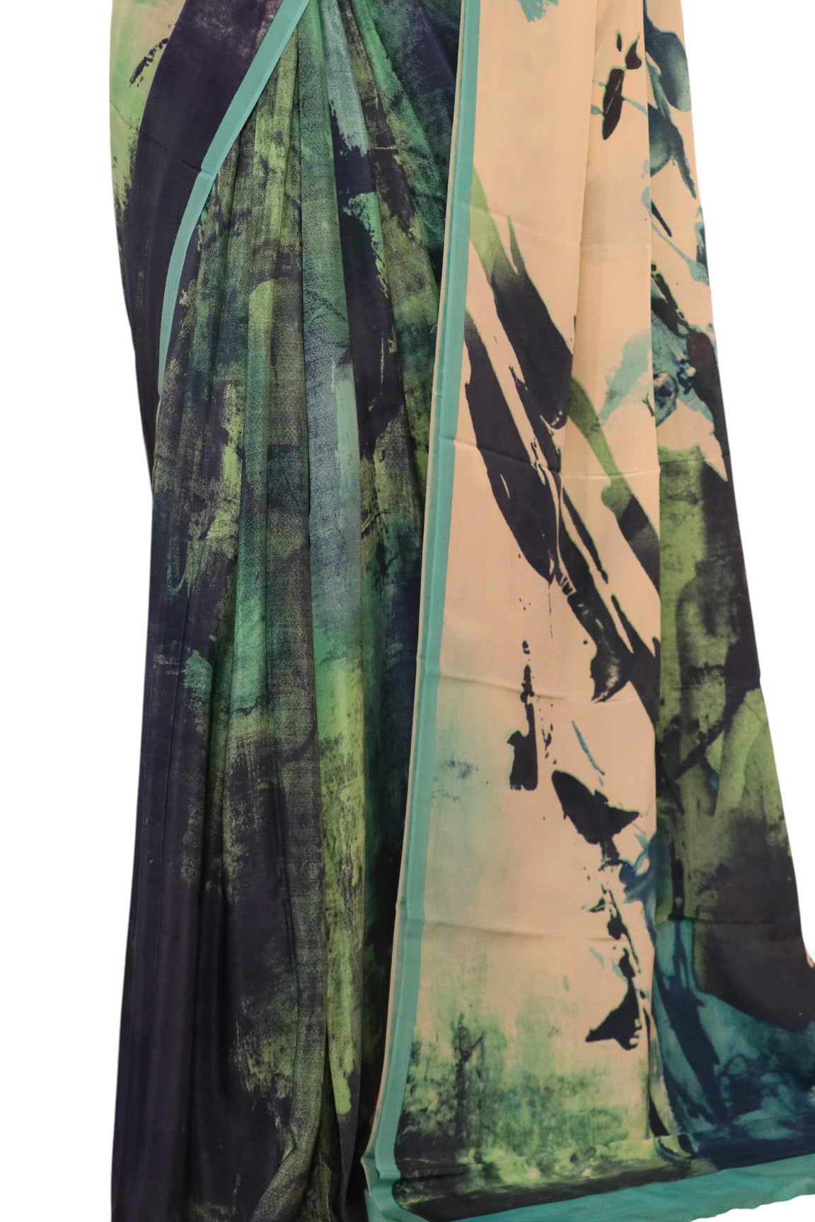 Floral  Pure Crepe Silk Saree AK211812