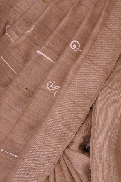 Handloom Pure Tussar Silk Saree AL203718