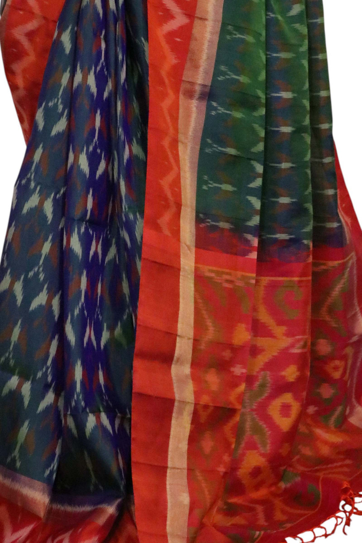 Designer Exclusive Handloom Ikat Soft Silk Saree AL211560