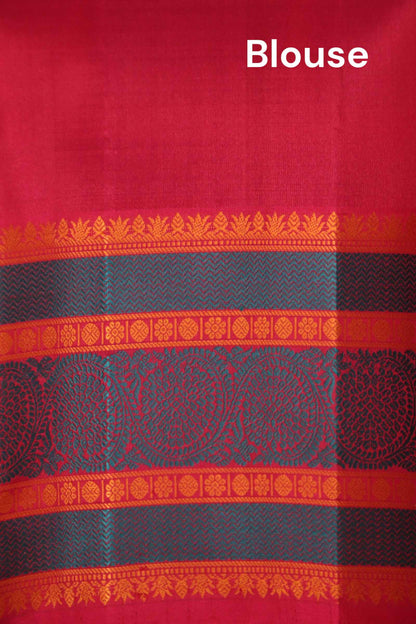 Traditional Thread Weave Kanjeevaram Silk Saree AJ212363