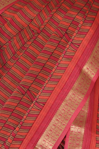 Pure Floral Zari Crepe Silk Saree AL206141