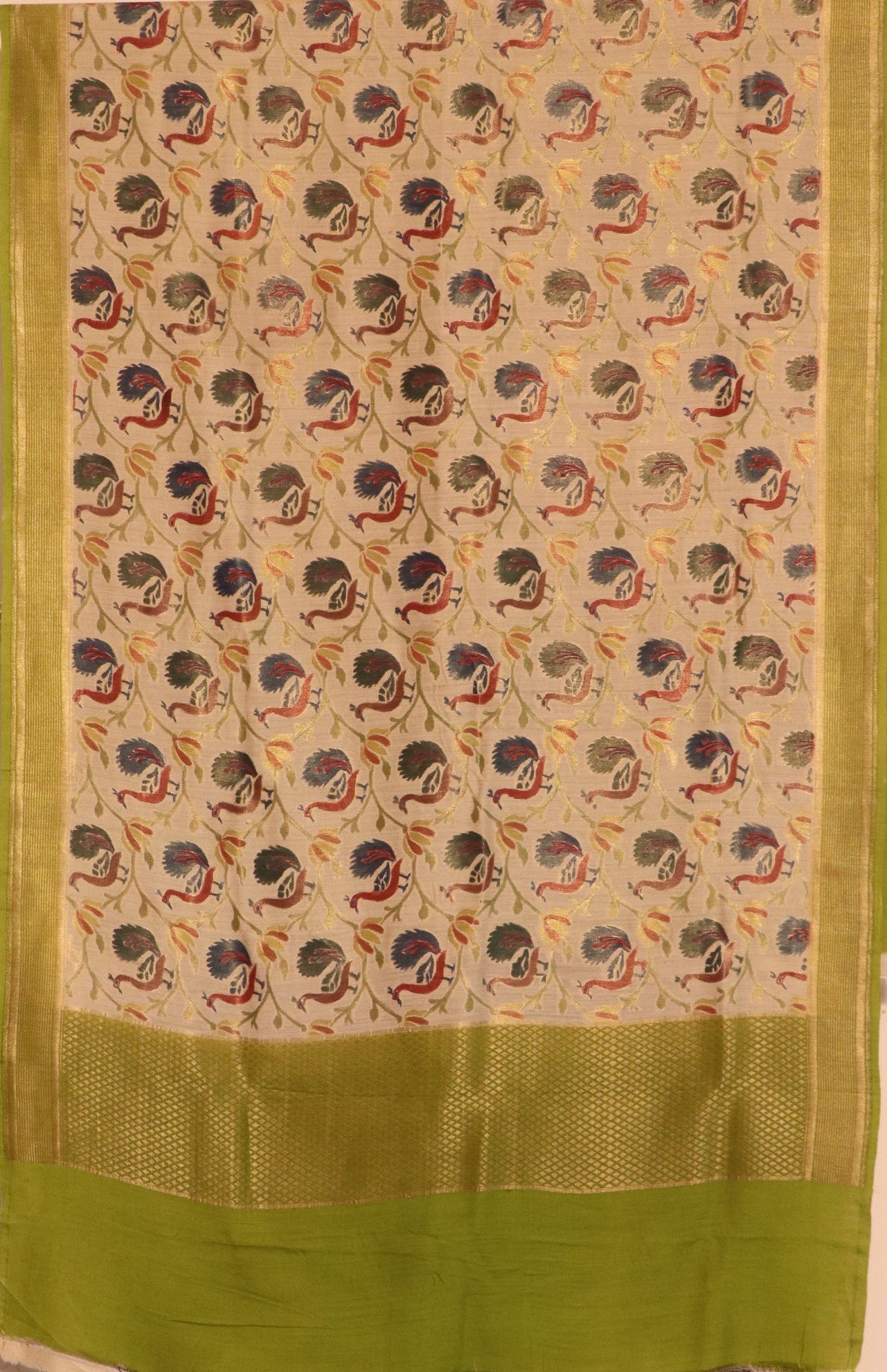 Exquisite &amp; Designer Finest Quality Handloom Pure Tussar Silk Dupatta AG201636