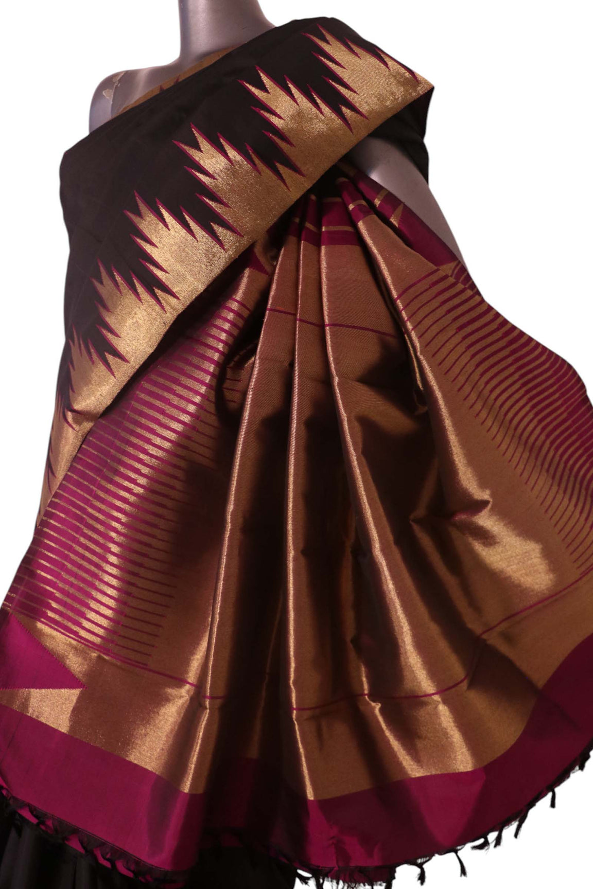Pure Handloom Kanjeevaram Silk Saree AK209144