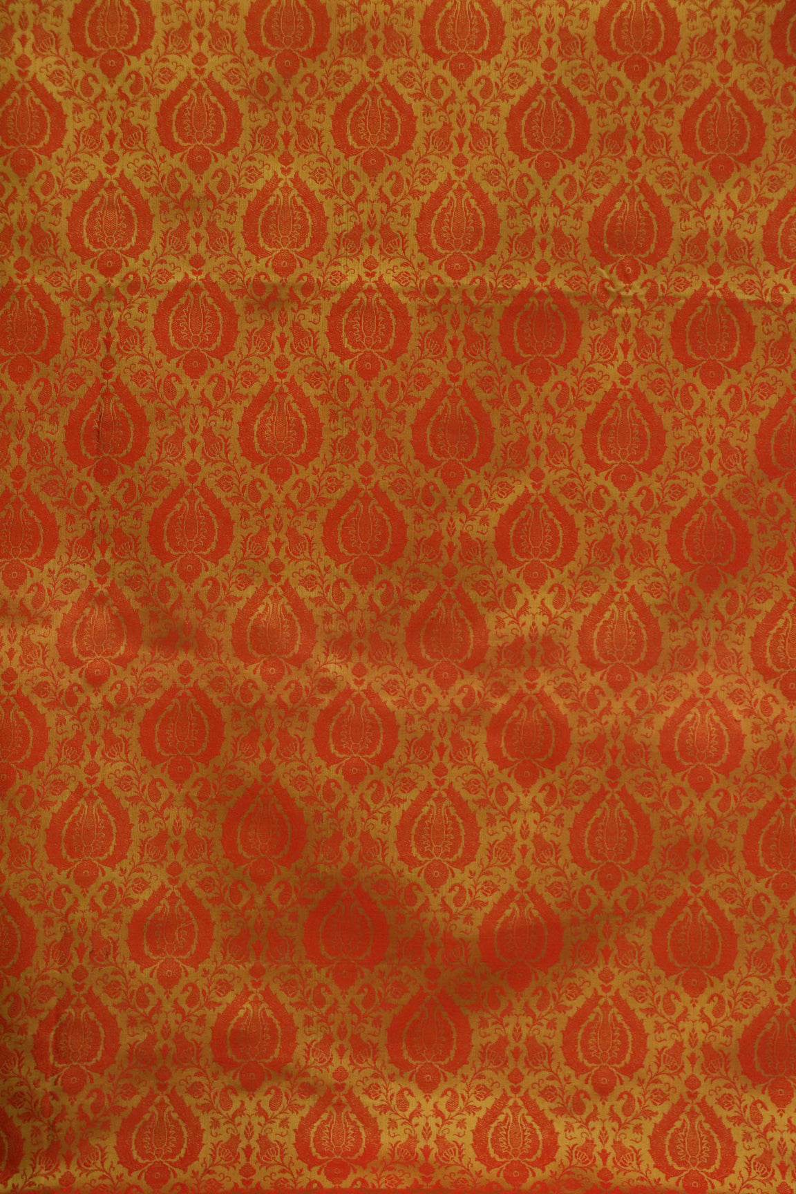 Handloom Pure Silk Jamawar Fabric AE205196