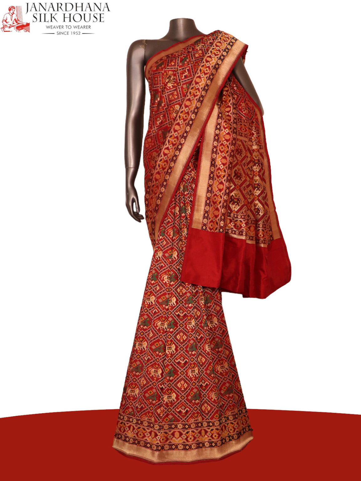 Handloom Exclusive Meenakari Banarasi Silk Saree AK202419
