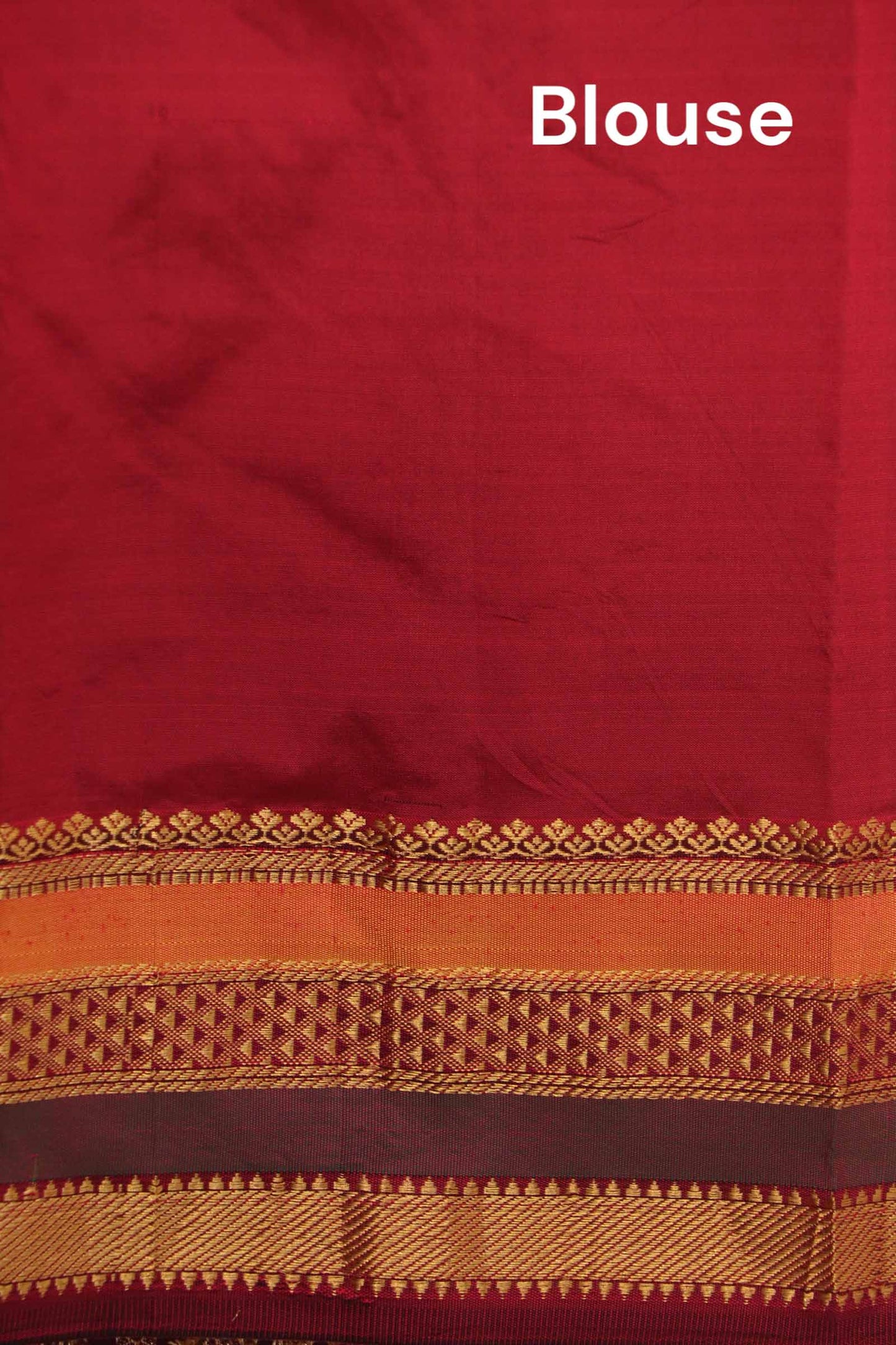 traditional contrast wedding south silk saree ak201394