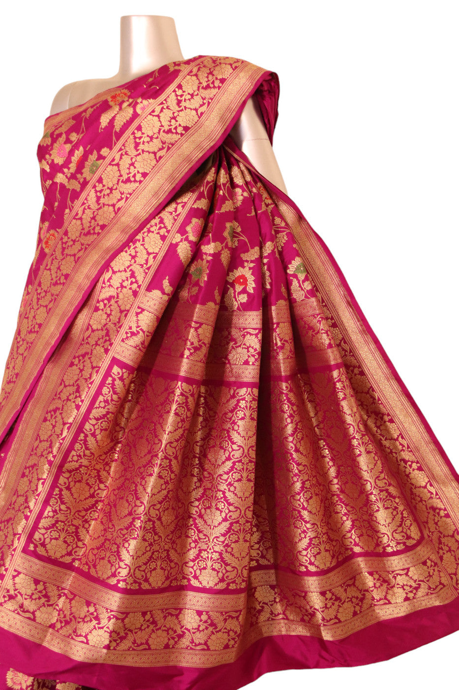 Contemporary Meenakari Designer Banarasi Silk Saree AJ206353