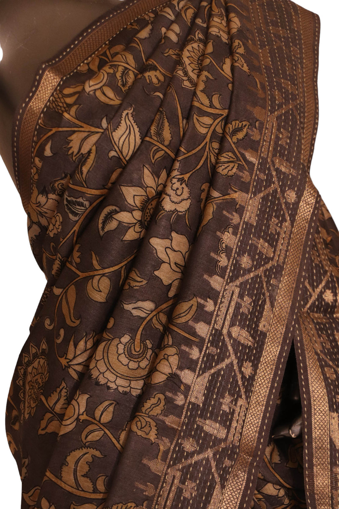 Designer Pure Tussar Silk Saree AJ205754