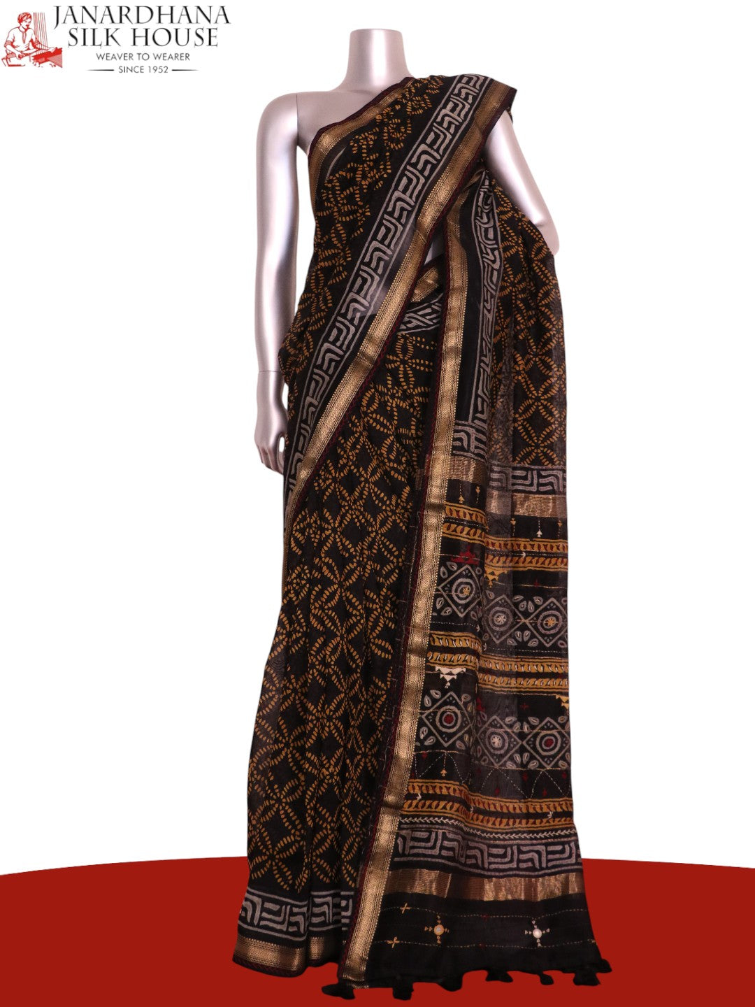 Exclusive Pure Chanderi Cotton Saree AL203840