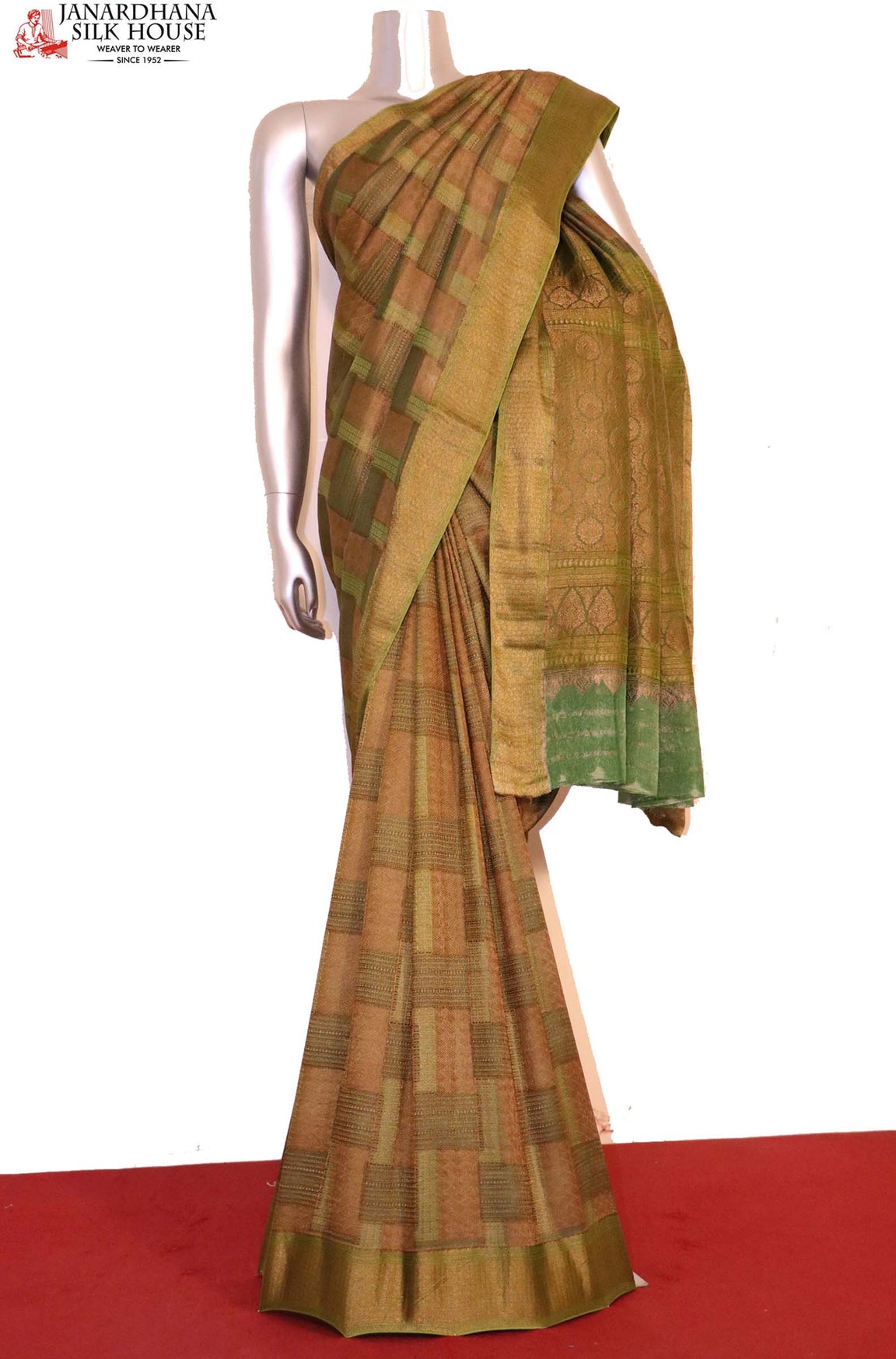 Abstract Exclusive Pure Crepe Silk Saree AI214996