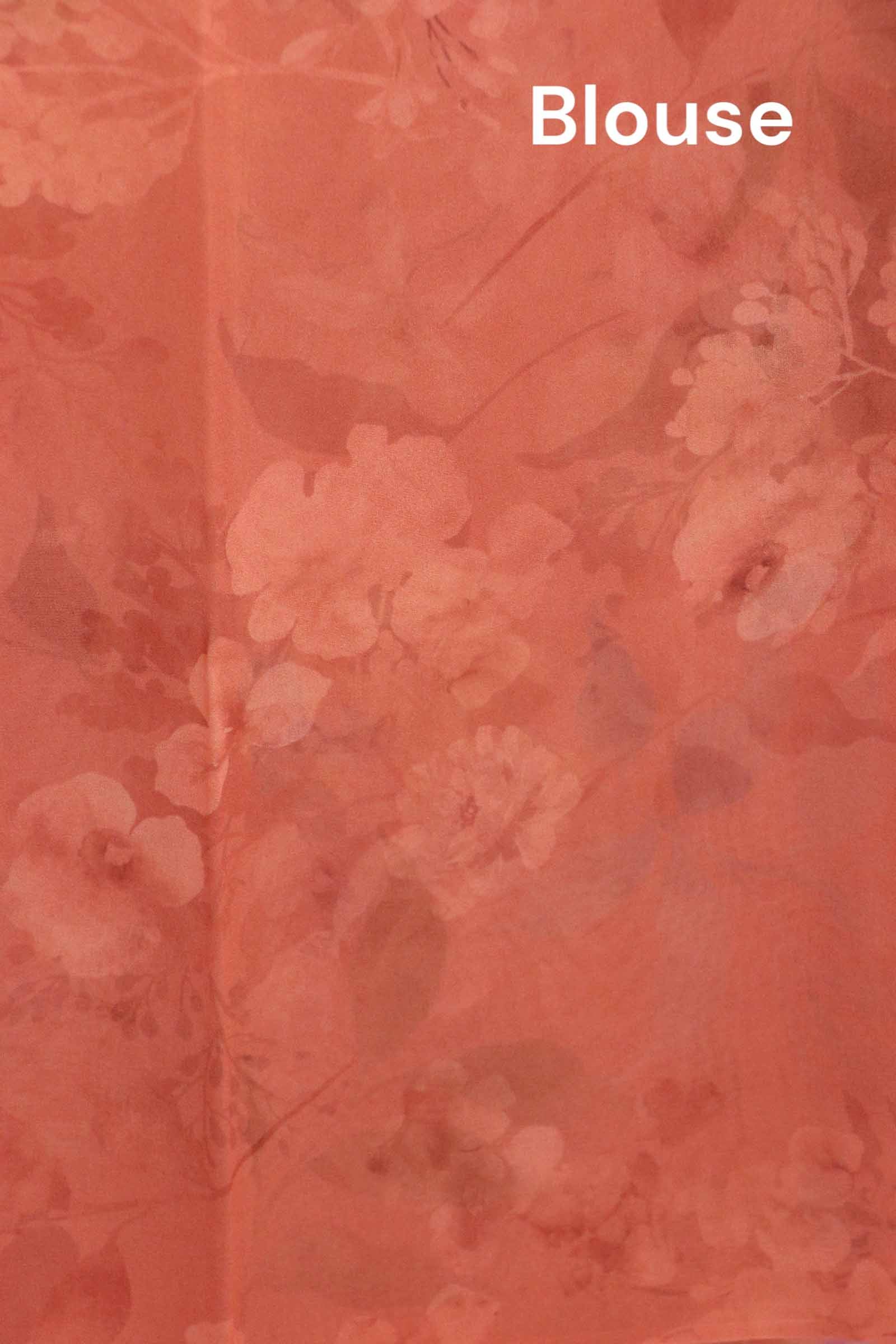 Designer Exclusive Floral Pure Georgette Silk Saree AK210946