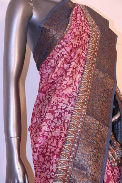 Printed Exclusive Soft Pure Cotton Chanderi Saree AI200640