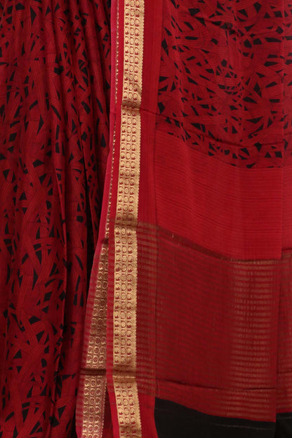 Pure Floral Zari Crepe Silk Saree AL206139
