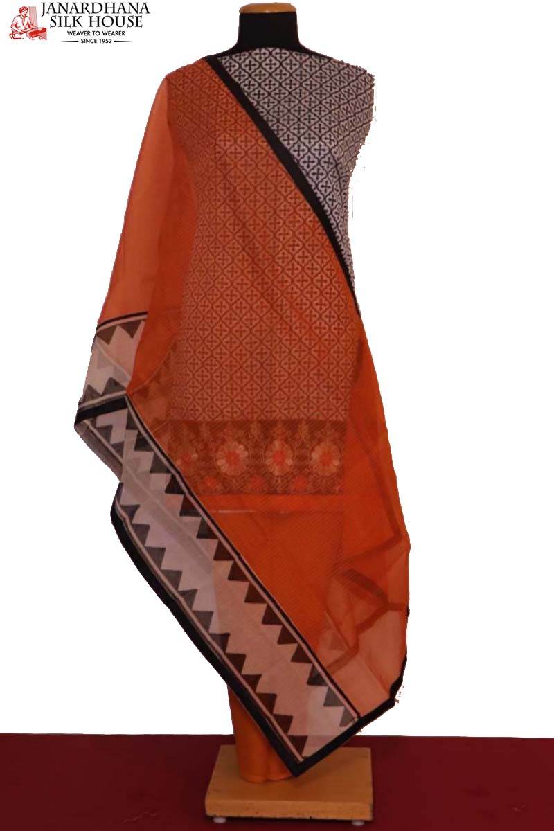 Exclusive Printed Pure Cotton Suit AA203907