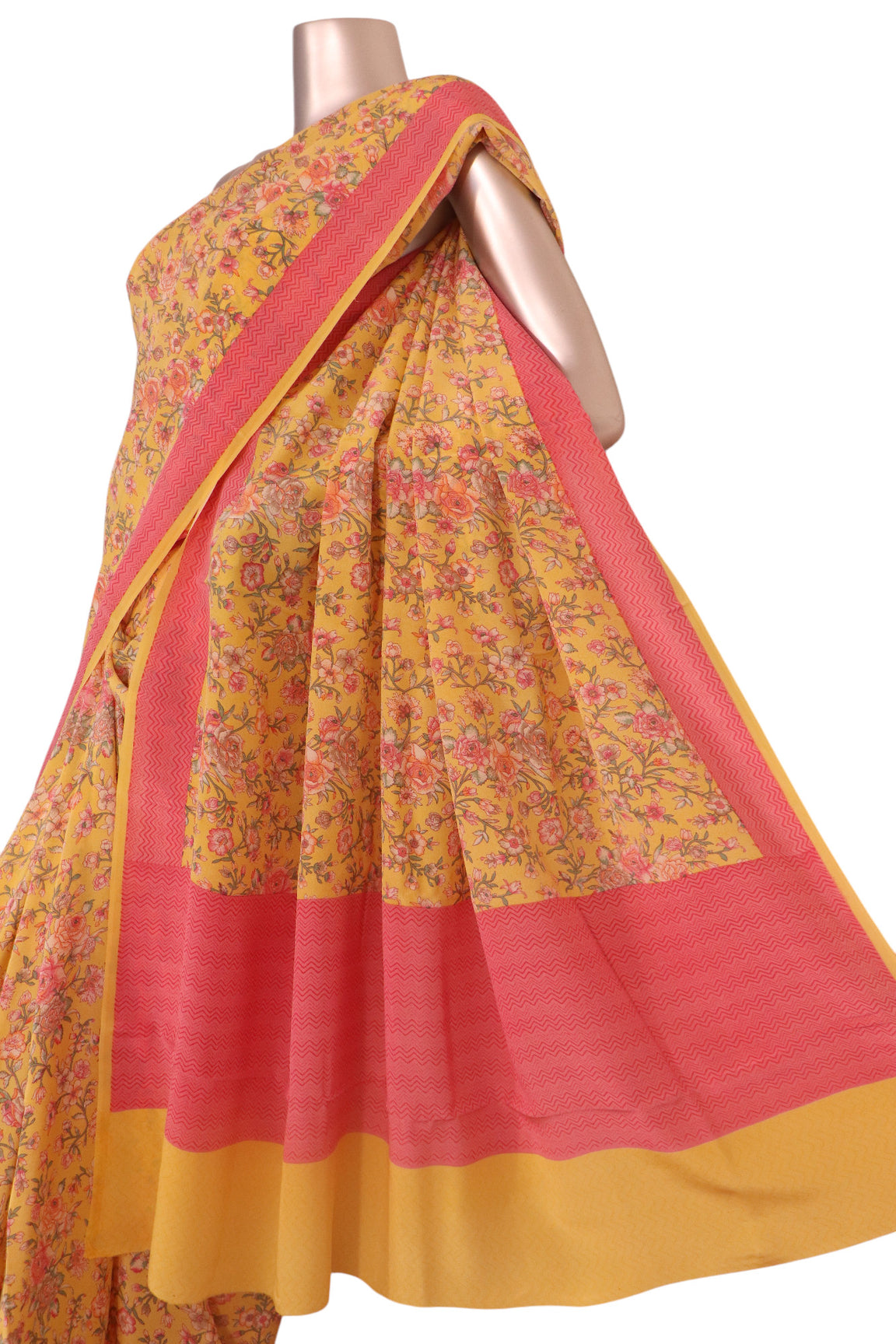 Floral Exclusive Pure Crepe Silk Saree AK205660