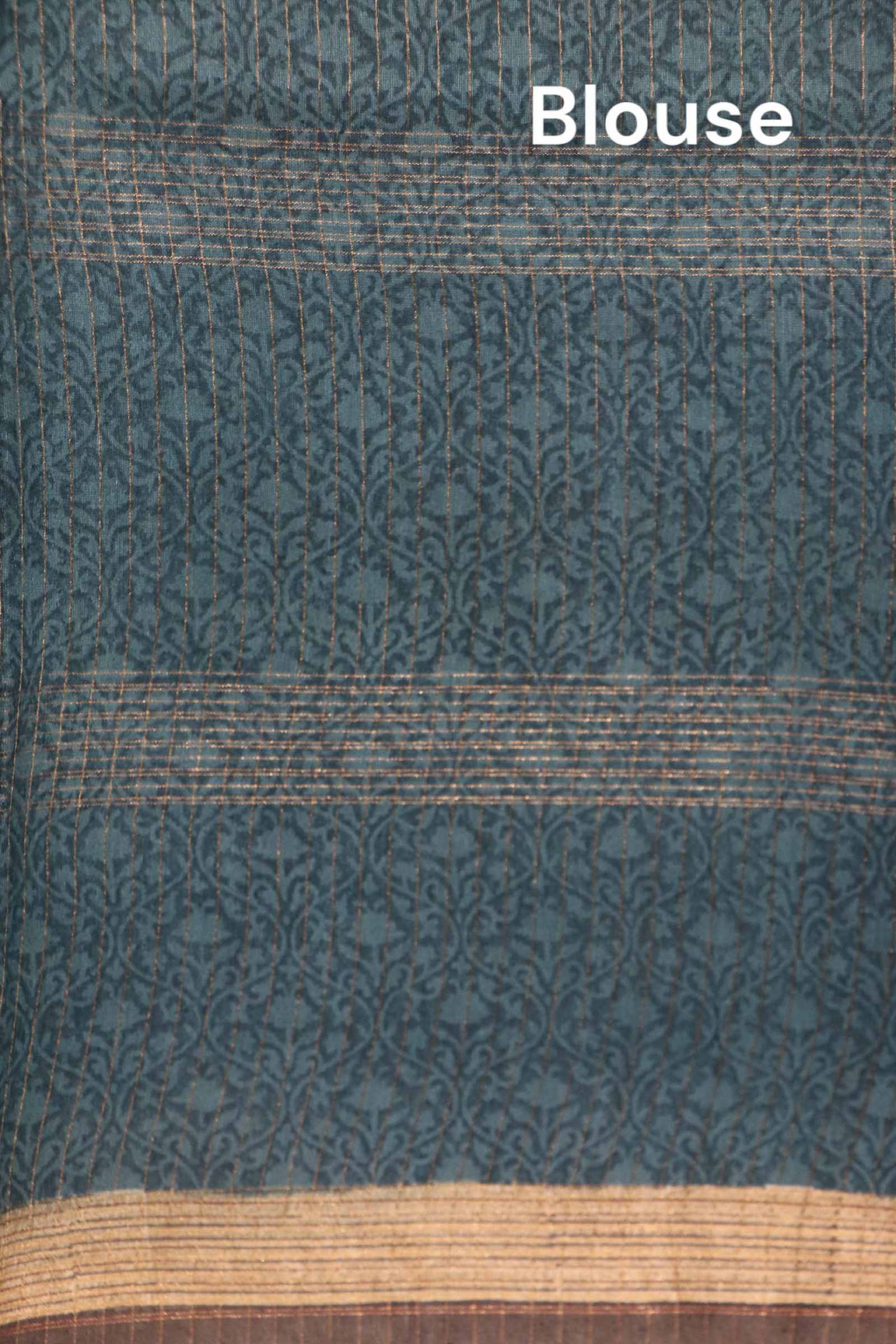 Pure Floral Peacock Tussar Silk Saree AK208417