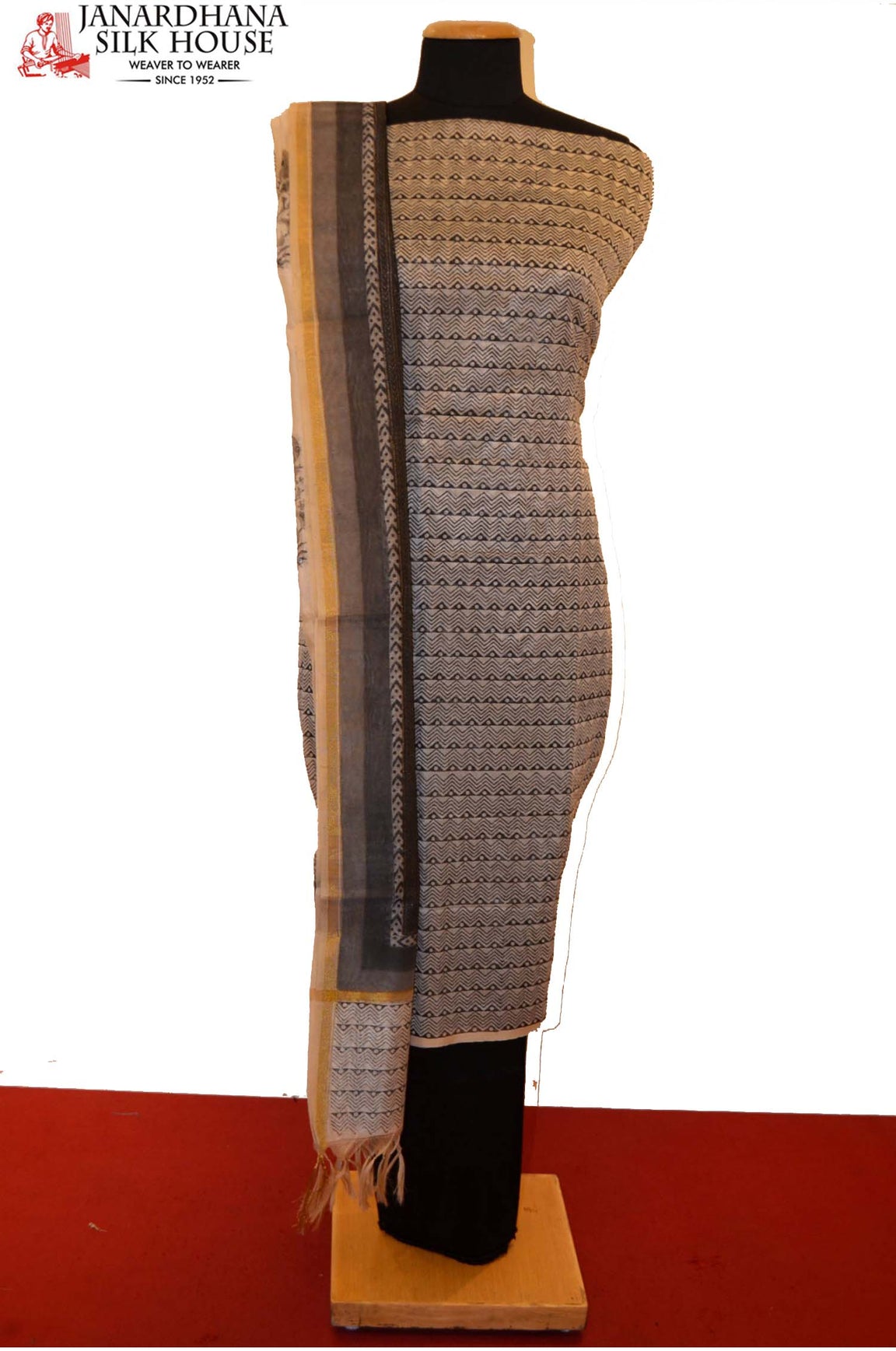 Classic Printed Pure Cotton Suit AE205870
